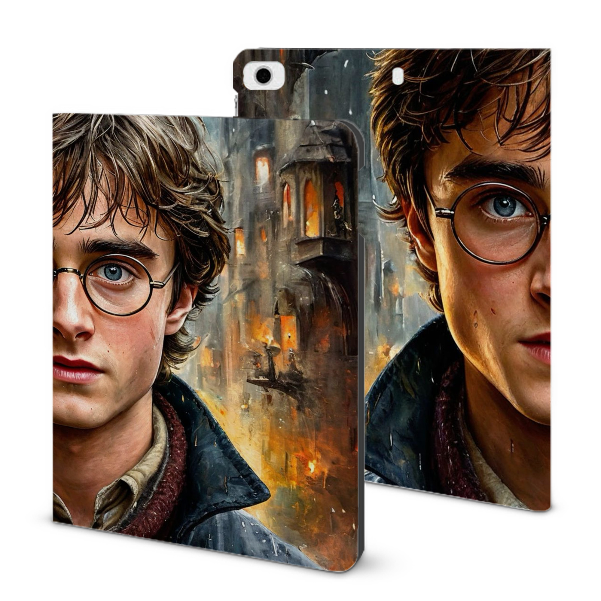 （画像用） Harry Potter ハリー・ポッターシリーズ IPad ケース ブック型 PUレザー TPU 耐衝撃 軽量 薄型 ペン収納なし 全面保護 IPad 各モデル対応